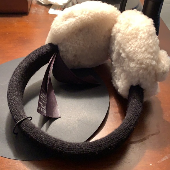 Genuine Leather Coach Earmuffs - Picture 2 of 3